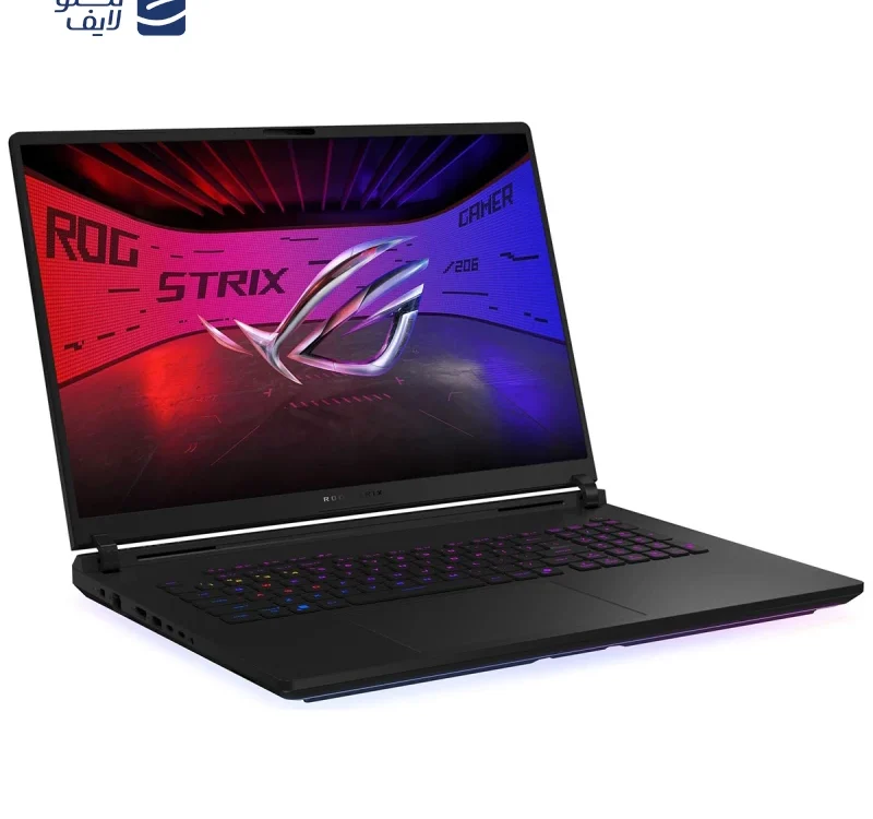 لپ تاب ایسوز 32 لپ تاپ ایسوس 18 اینچی مدل RTX 5090 با 2 ترابایت حافظه ssd.